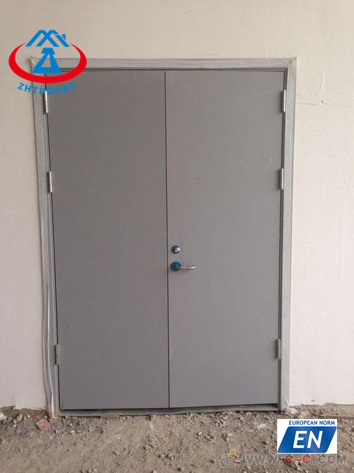 High standard 90 minutes EN approved durable narrow self closing fire door