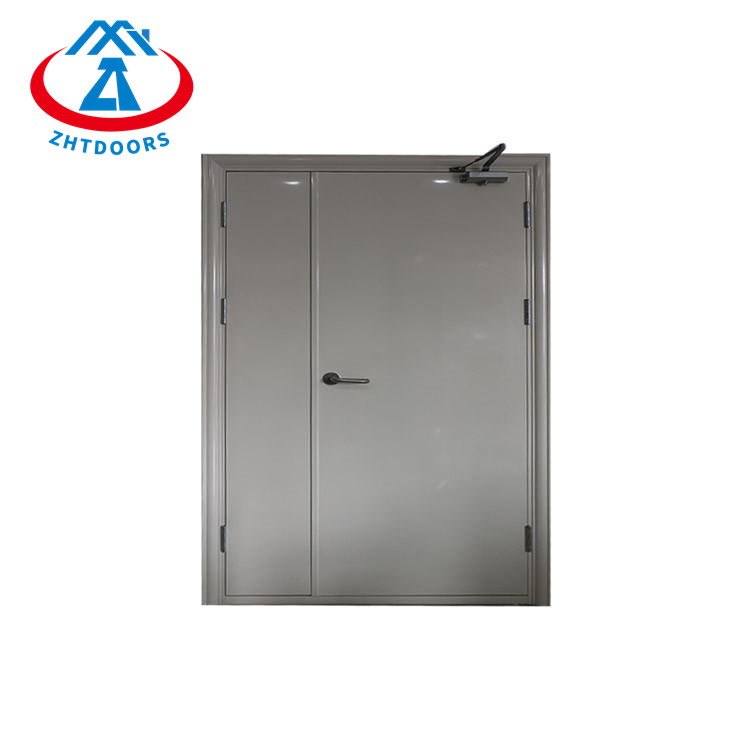 Custom size fire emergency escape door BS certified 45 minute steel door