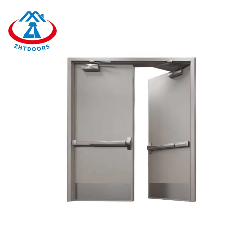product-High safety and high performance AS standard 120 minute fire emergency escape door with push