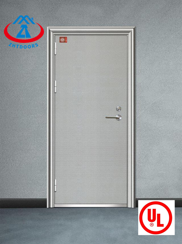 Manufacturer  special price UL standard 2 hour double lock fireproof door metal