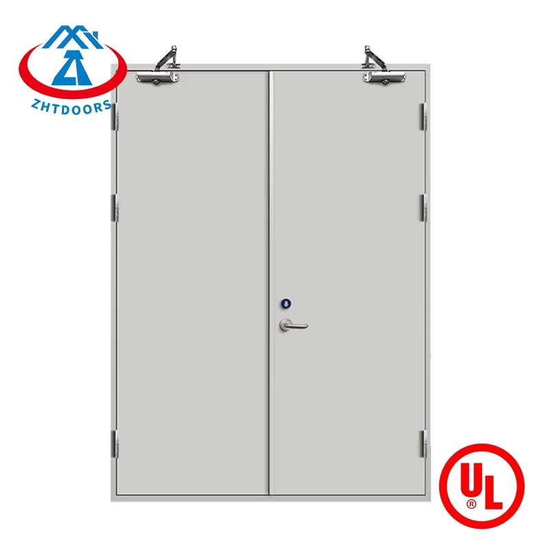 product-Zhongtai-Guangzhou Supplier UL Approve 30 min Outdoor Seal Metal Gate Metal Double Fire Rate