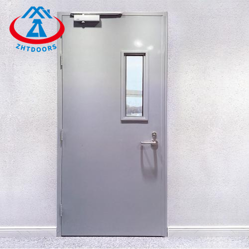 product-Modern Technology Manufacturing 60 min Fire Resistant Steel Metal Doors BS Approved6-Zhongta