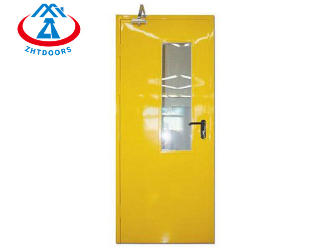 product-Zhongtai-Simple Design AS Approve 90 Minute Fire Exit Rated Escape Doors Steel-img