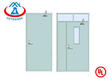product-Zhongtai-Most Trusted Manufacturer UL Certified 120 Minute Steel Fire Rated Door with Lock-i
