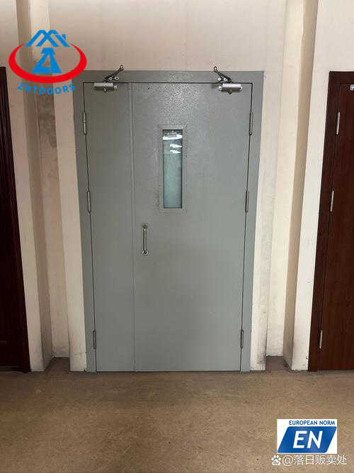 Modern design EN standard 60 minute security metal steel fire door