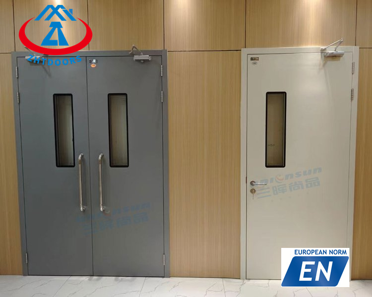 High quality steel EN standard fireproof door that meets safety standards 1 hour
