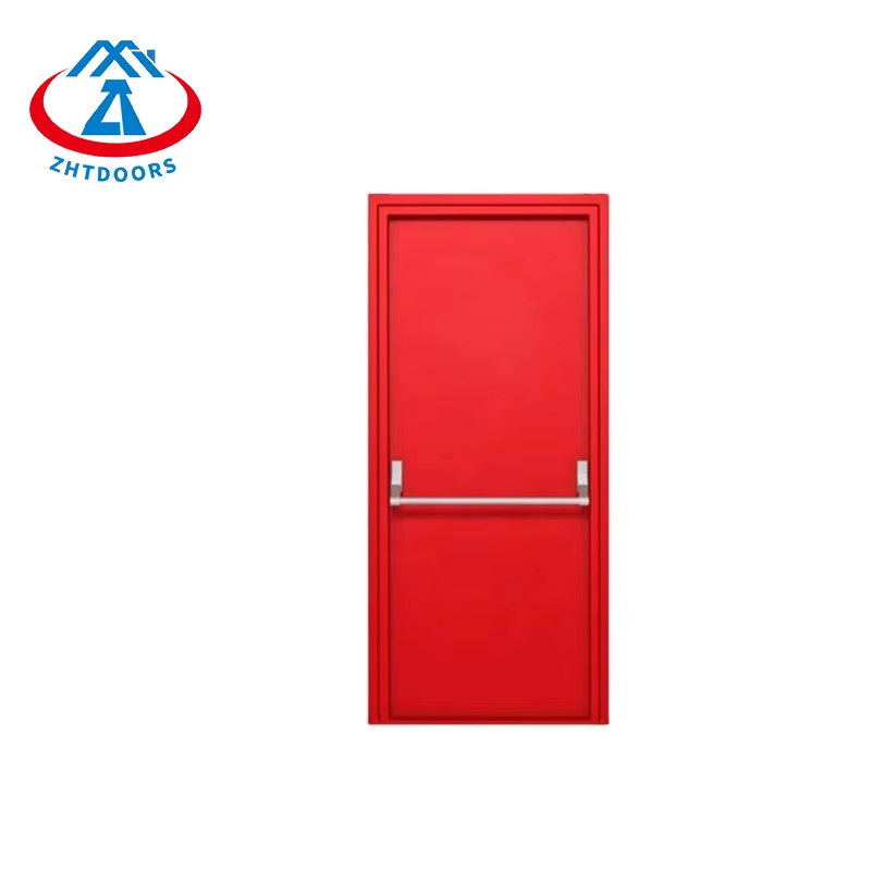 Manufacturer Customized Galvanized Steel Flat Push bar Fire Escape Door Exit 90 Minute AS Standard
