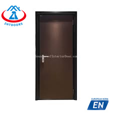 Modern Standards 180 Minutes EN Standard Commercial Fireproof Metal Doors Single