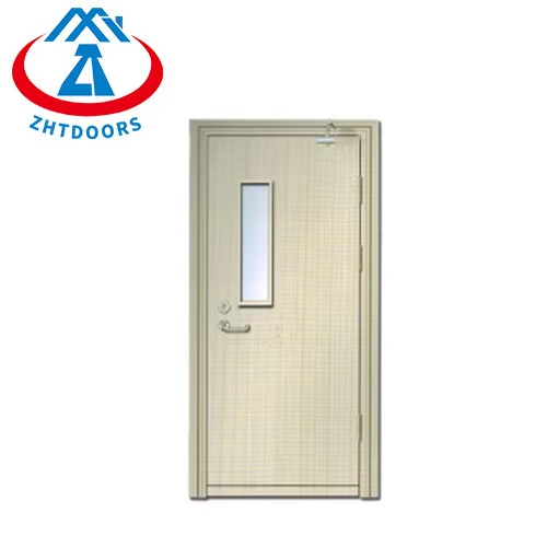 Professional Factory BS Certified Single and Double Fire Place Rated Doors with 30 Mins