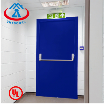Trusted Supplier Quality Products UL Standard 90 Minute Emergency Exit Swing Door With Safety Flat Push Rod
