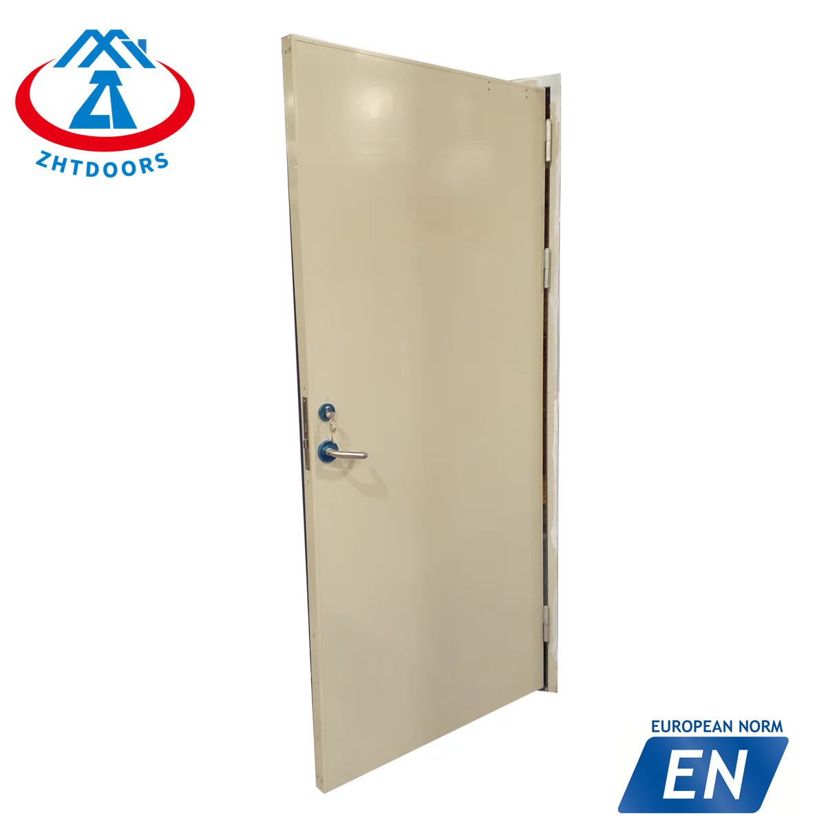 product-Zhongtai-China Manufacturer Safety EN approve 60 Minute Steel Emergency Exit Single Door-img