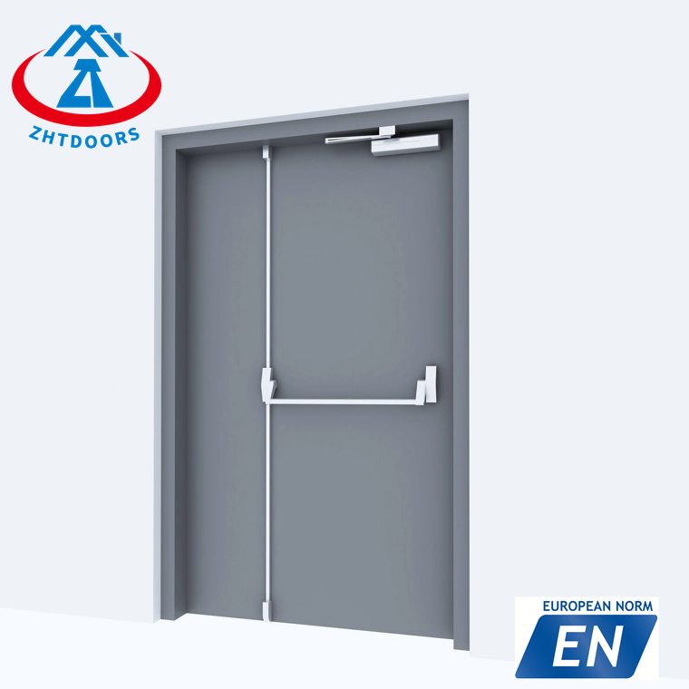 Most popular among modern people double fire proof steel door 90 mins EN standard