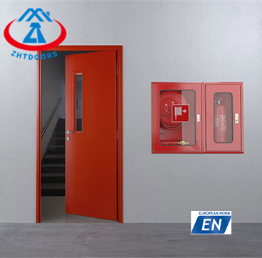 High hardness single leaf fire safety emergency door EN standard 90 minutes