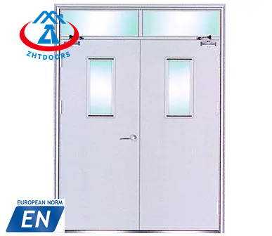 China Most Popular Double Fire Rated Doors Metal Gate 180 Minutes EN Certified