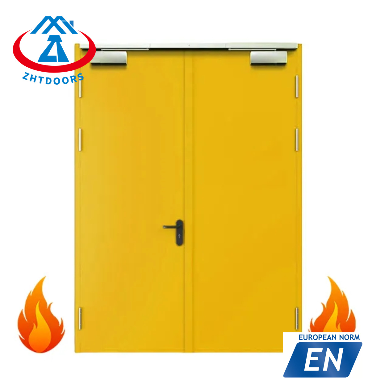product-Zhongtai-Weathering EN standard fire door without glazing 45 minutes-img
