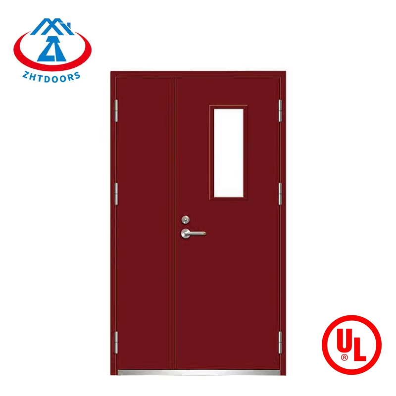 Modern new design UL approve 1 hour steel fireproof apartment doors