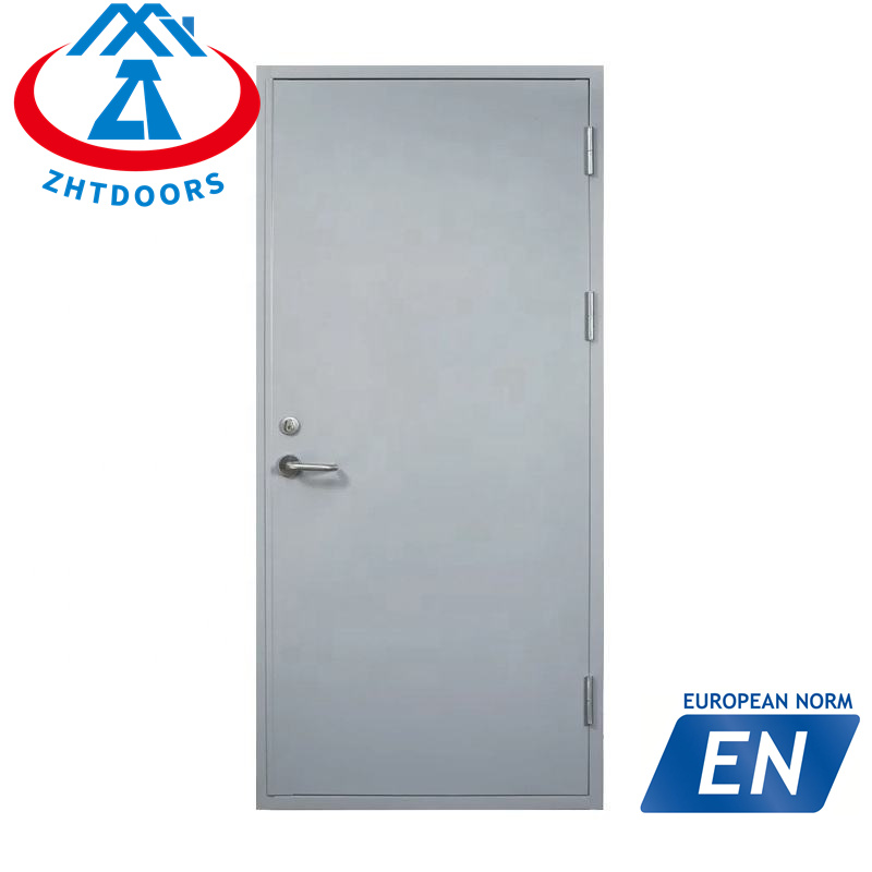 product-Excellent quality 90 min single leaf fire resistant entrance door EN certificated-Zhongtai-i