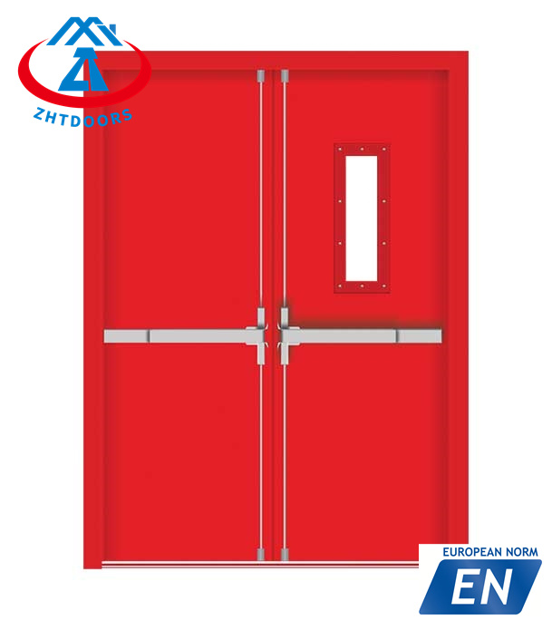 product-Manufacturer Customization EN Standard 60 Minute Locks Iron Fire Doors Metal-Zhongtai-img