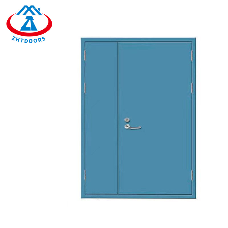 product-Zhongtai-Factory direct supply 2 hours BS standard solid core metal fire door price-img
