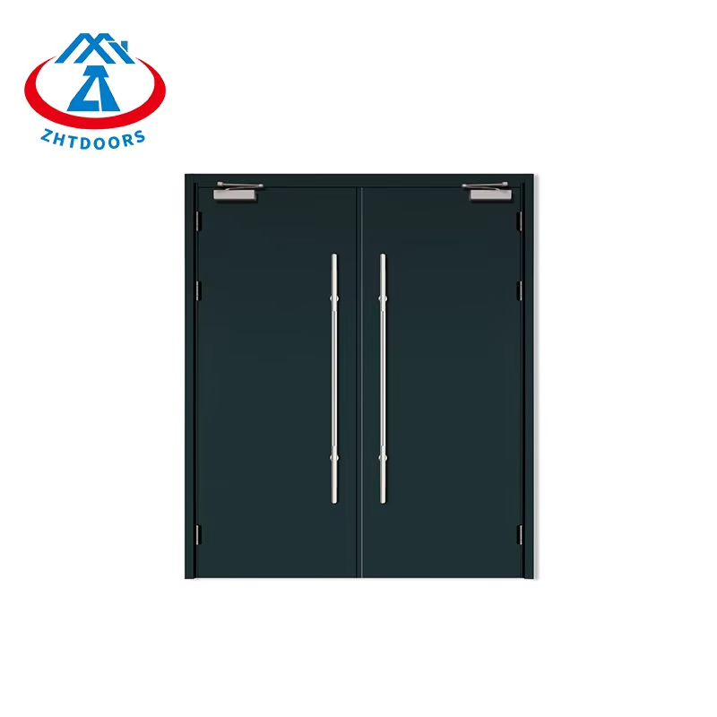 High quality 2 hour steel isulated fire proof automic door BS standard