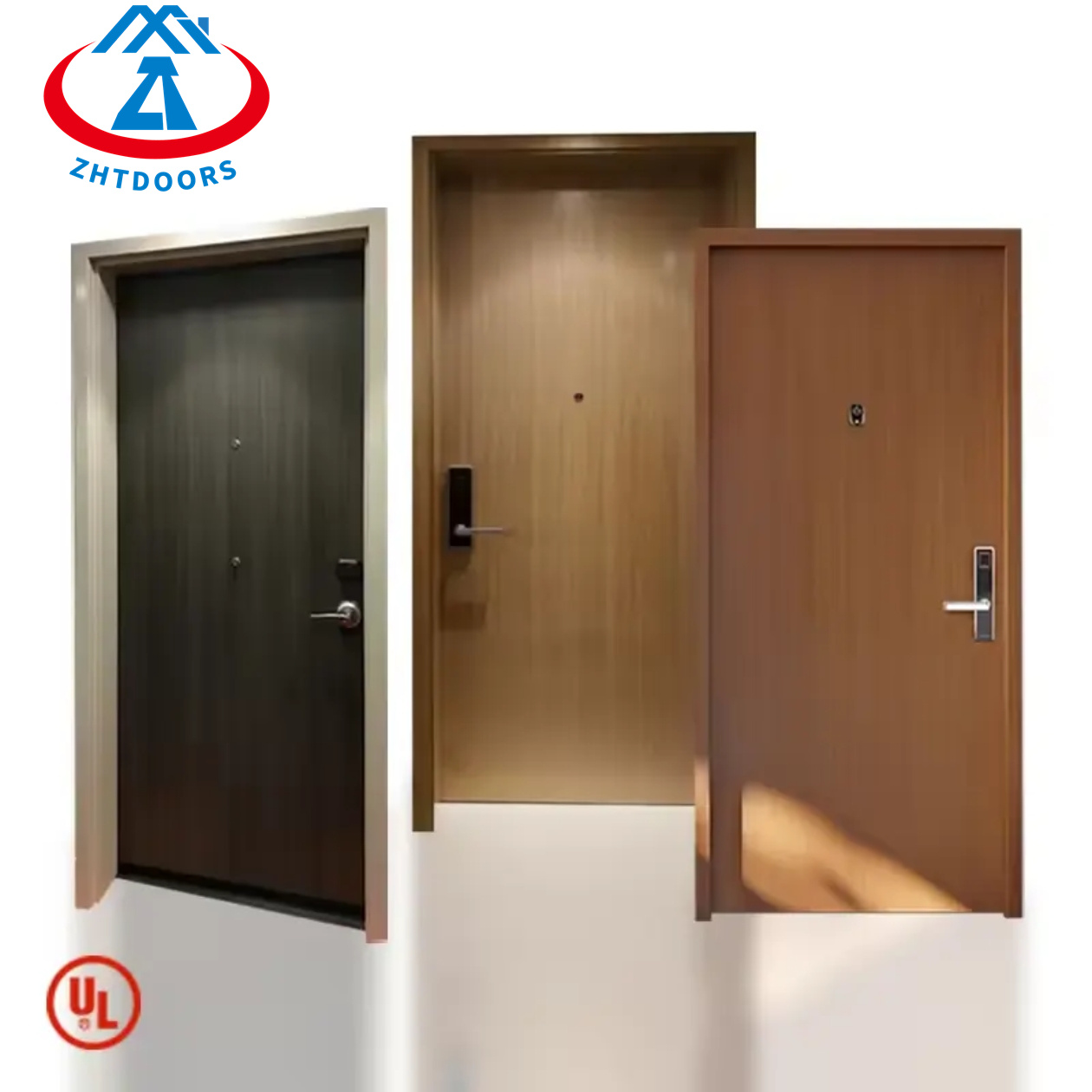product-Zhongtai-Metal fire door prices push bar exit door UL approve 3 hours-img