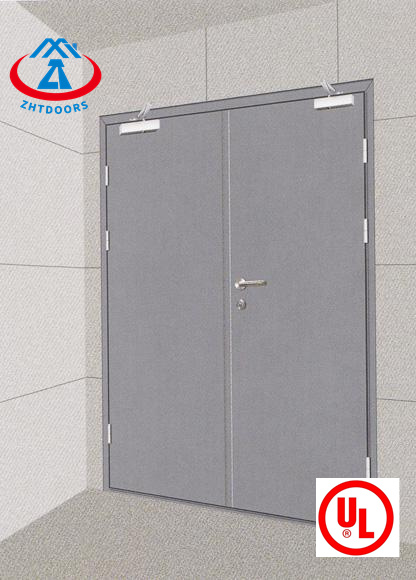 Sincere seller UL standard steel fire door with honeycomb core 30 minute