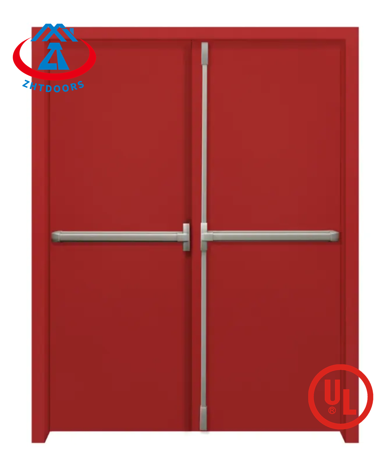 High quality product customization wholesale UL standard double leaf commercial fireproof door 90 minutes