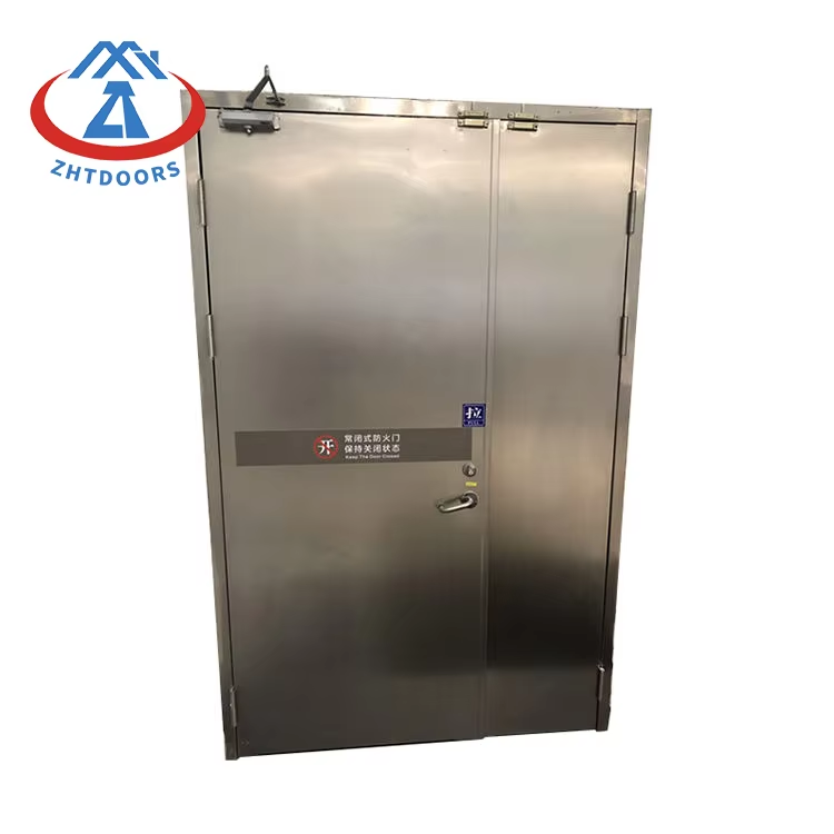 Factory direct sales products BS approve stainless steel double door 60 minute