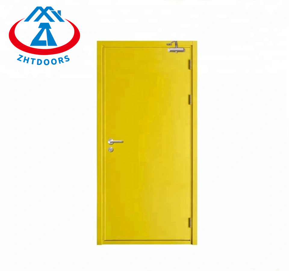 Comply with safety standards smoke seals fire rated entry doors AS approve 60 minute