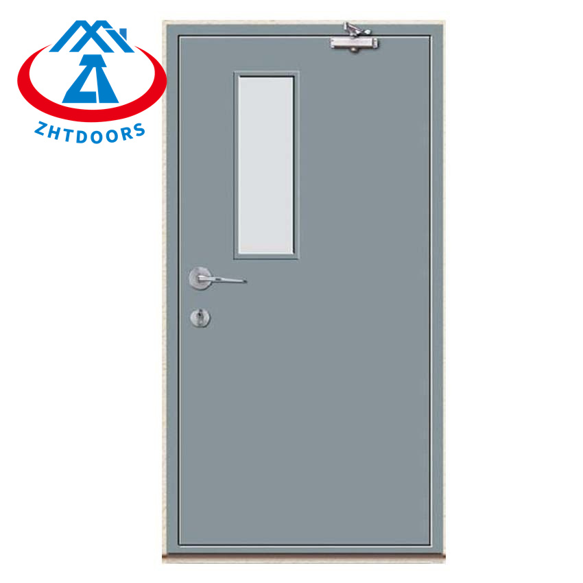 Low price 45 minute steel fire rated door glass BS approve