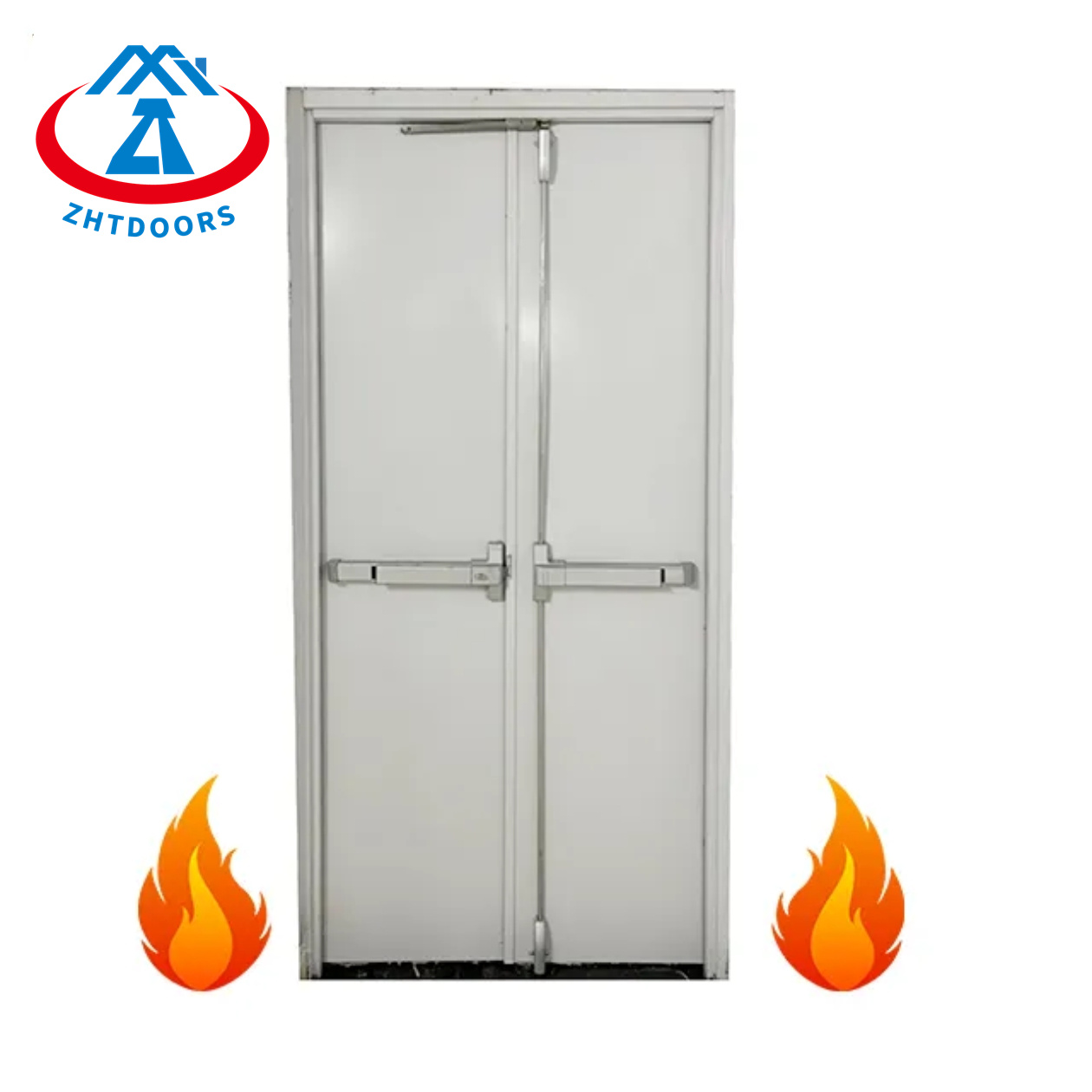 Export Quality Double Leaf Fire Rated Smart Door 60 min BS Approve