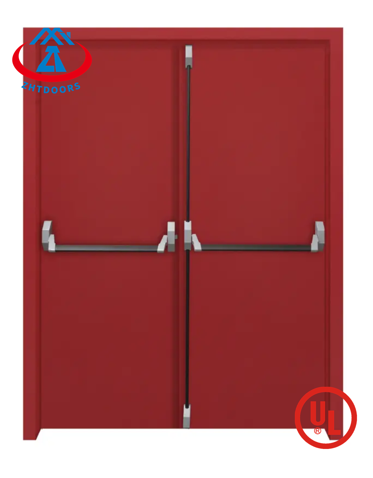 High-end elegant UL standard 120 minutes fire-rated steel door