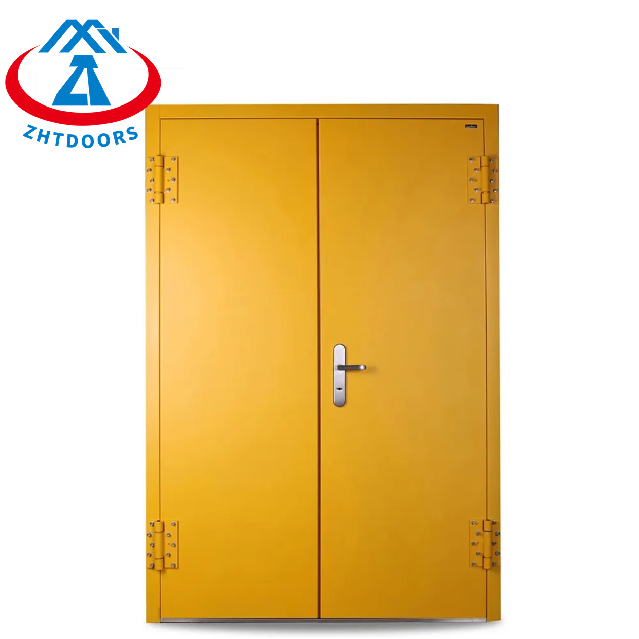 Manufacturer supplies brand new security steel BS standard 60 minute double door