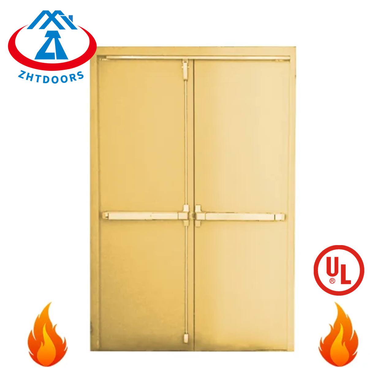China Customized Hot Selling UL Standard 90 Minute Single Leaf Security Door