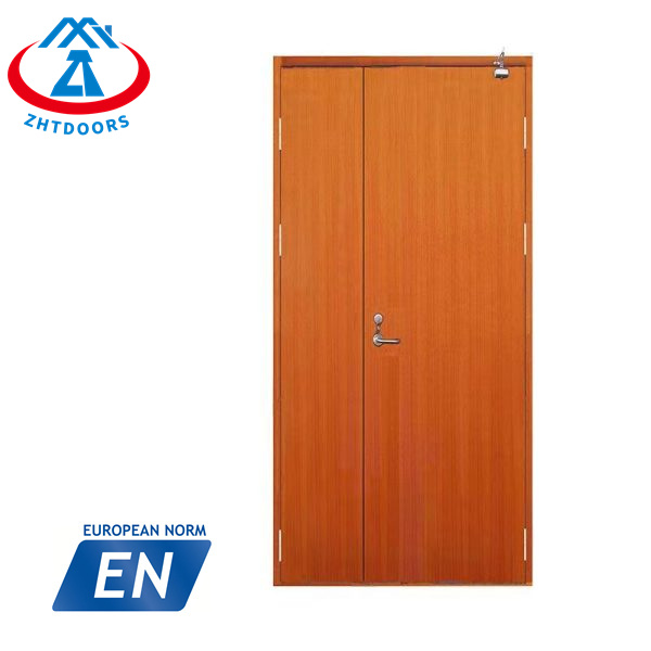 Trustworthy manufacturer fire rated steel wood door EN approve 1 hour