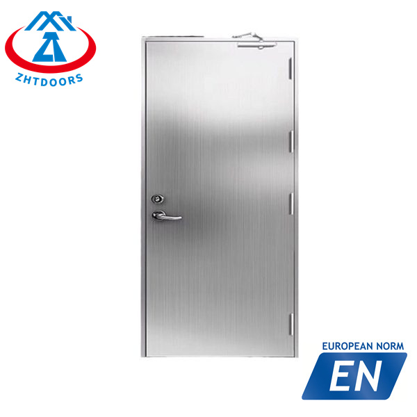 Modern new design fire door with alarm EN approve 60 minute