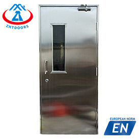 Modern single-layer fireproof commercial door EN certified fire resistance time 30 minutes