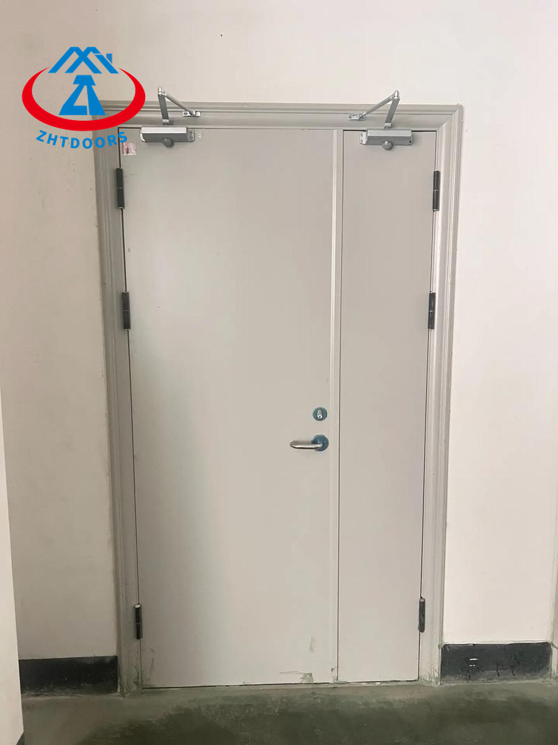 Real materials BS standard 90 minute fire rated flush door