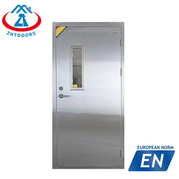 product-High security emergency fire steel door metal door with alarm EN approve 60 minute-Zhongtai-