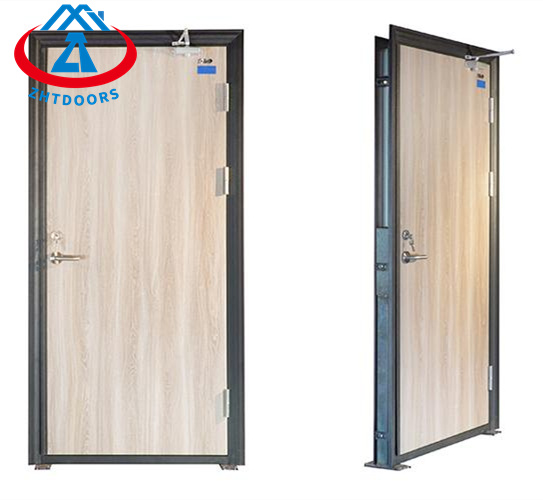 Size customization 36x80 electrostatic coating fire rated door AS approve 2 hours
