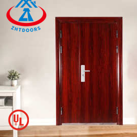 Chinese export products wooden emergency exit fire door UL approve 90 minute