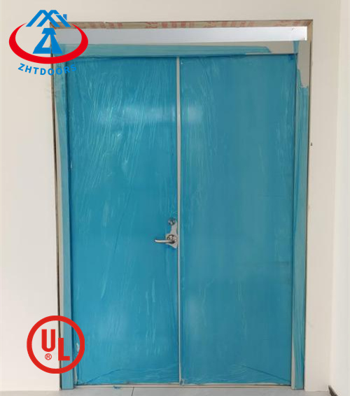 UL standard 90 minute fire rate door with sensor for smok detection