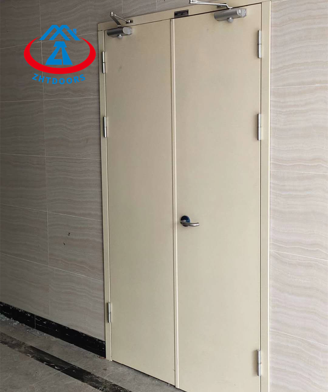 BS approve steel fire rated entry door with door close 180 minutes