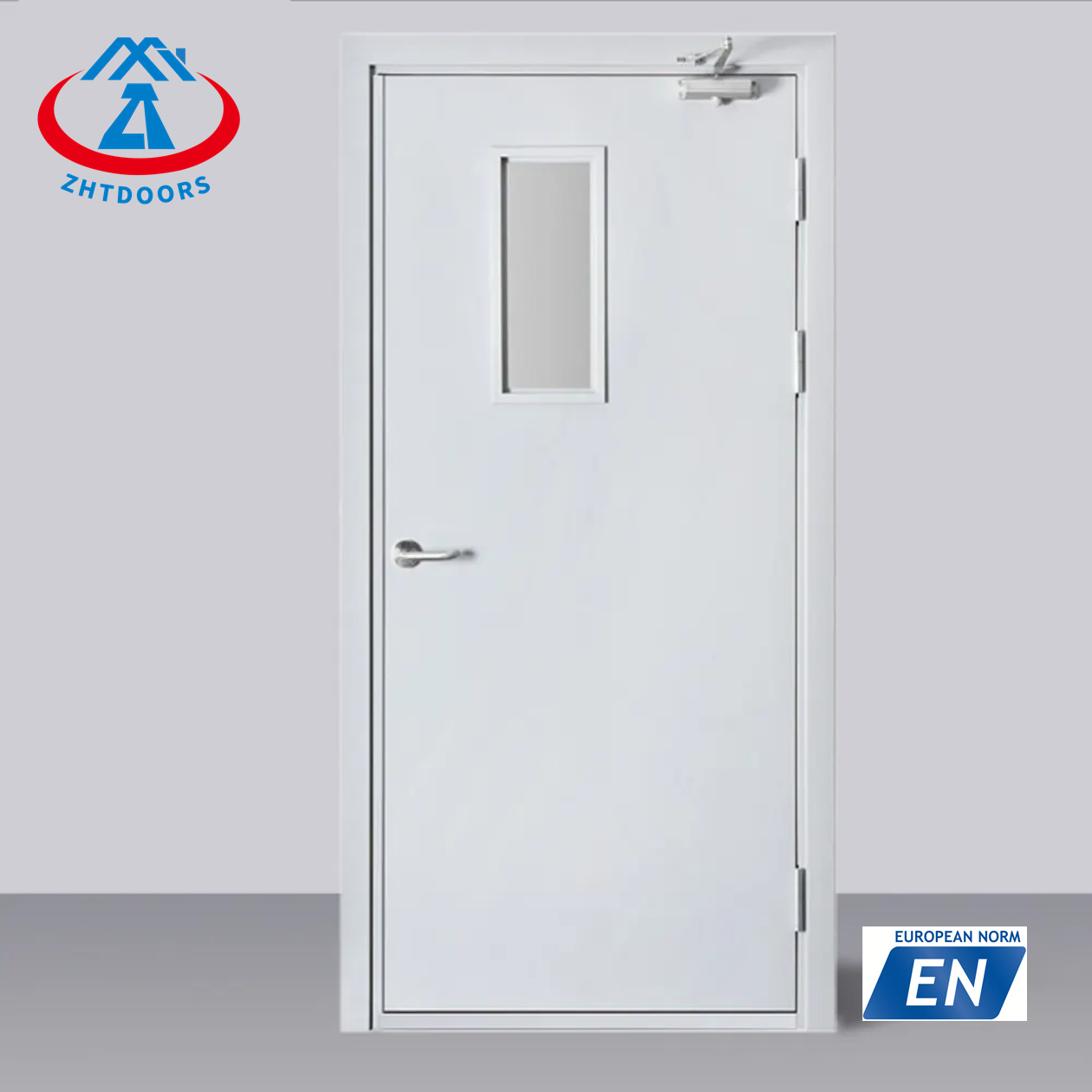 Material thick stainless steel fire door EN standard 30 minute