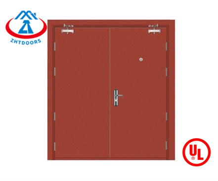 Mature technology 90 minutes fireproof solid wood swing door UL standard