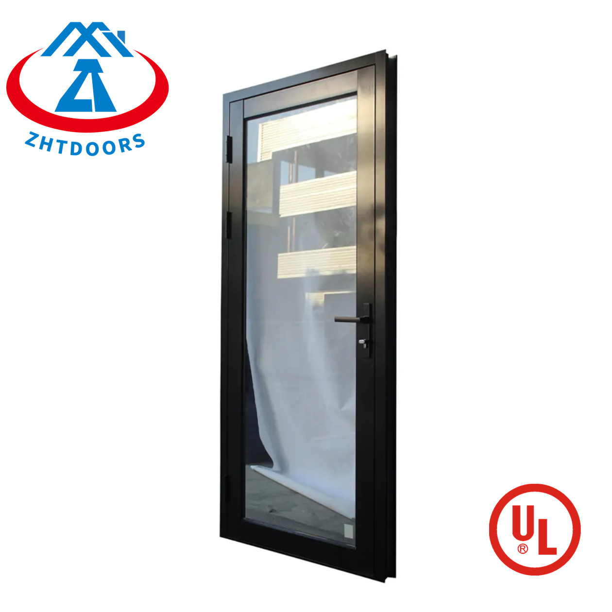 product-Zhongtai-90 minute emergency exit glass door UL approve-img