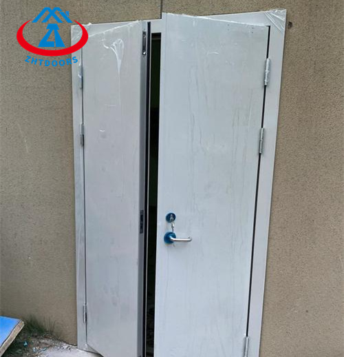 Durability 60 minute steel fire rated entry doors single BS approve