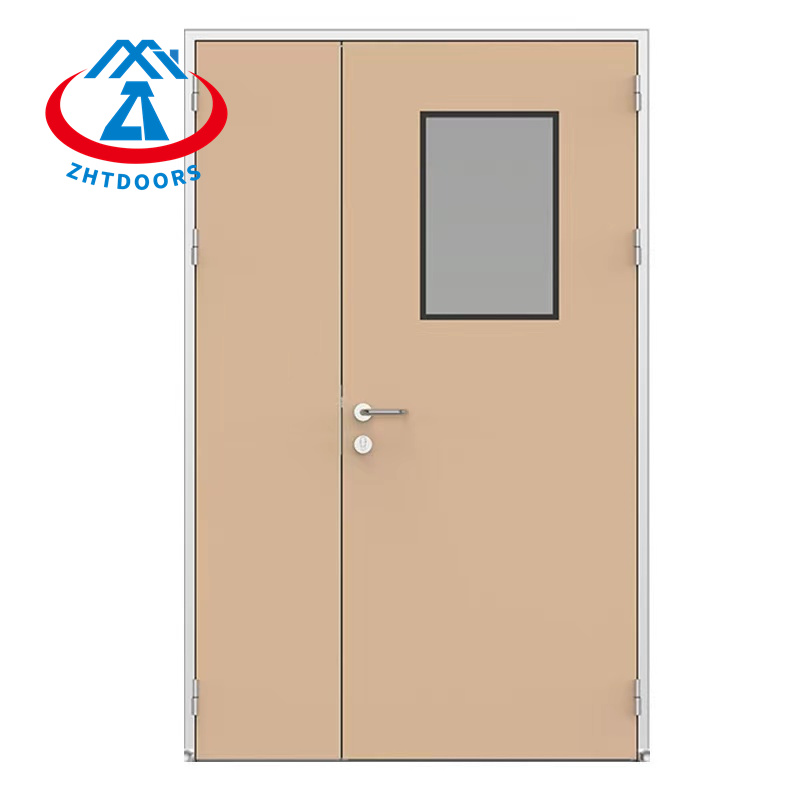 product-Easy to use 2 hour fire proof front entry doors hosiptal BS approve-Zhongtai-img