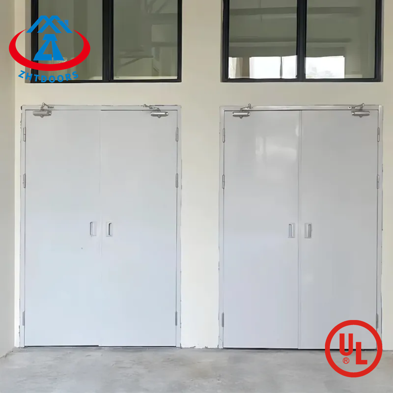 Conform to modern standards steel fire safety security doors UL approve 30 minute