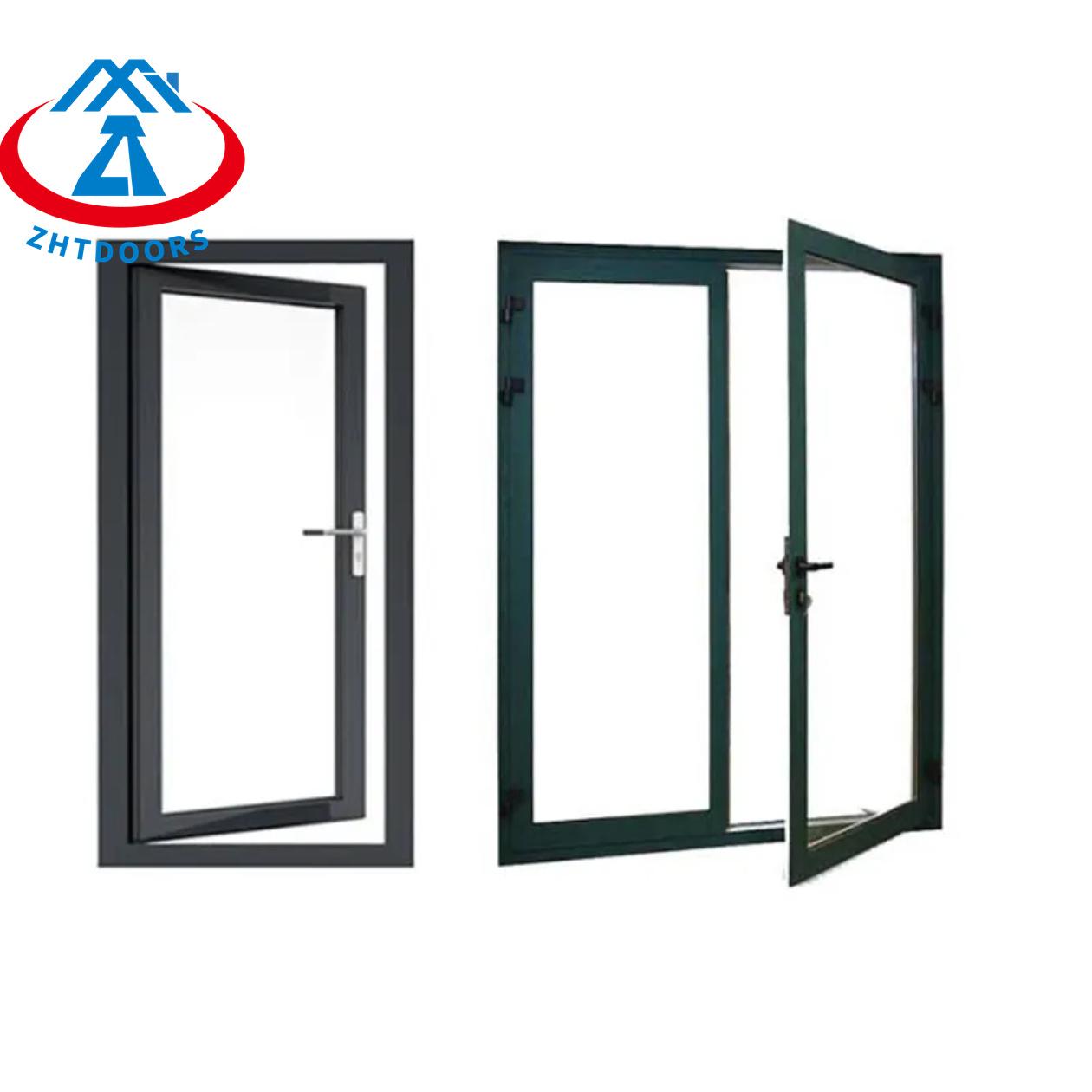 Discount product 60 Minute Commercial Exit Fire Proof Rated Glass Doors AS Approve
